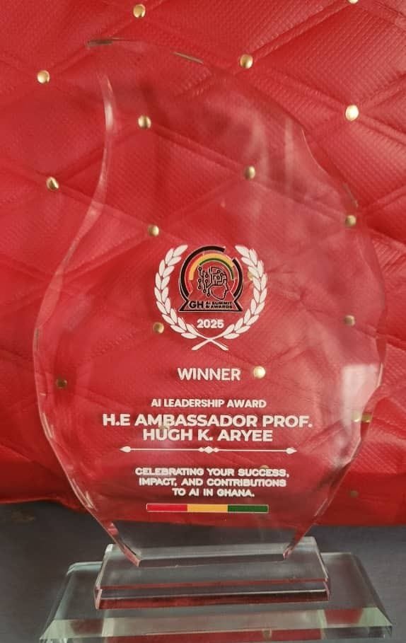 Vanuatu Trade Commissioner to Ghana Amb. Prof Hugh Keku Aryee wins ‘Best in AI Innovation’ award