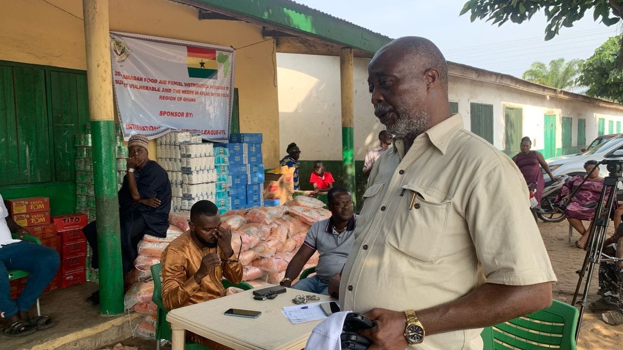 Int'l. Islamic Youth League, African Youth Devt. Centre supports Muslim community during salah celebrations