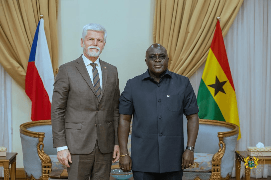 Photos: Czech President arrives in Ghana for 3-day historic visit