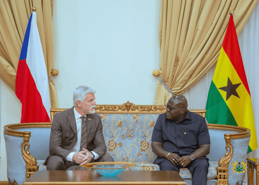 Photos: Czech President arrives in Ghana for 3-day historic visit