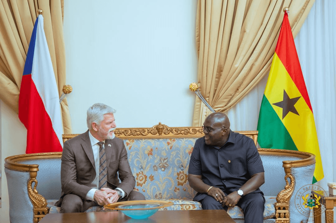 Photos: Czech President arrives in Ghana for 3-day historic visit