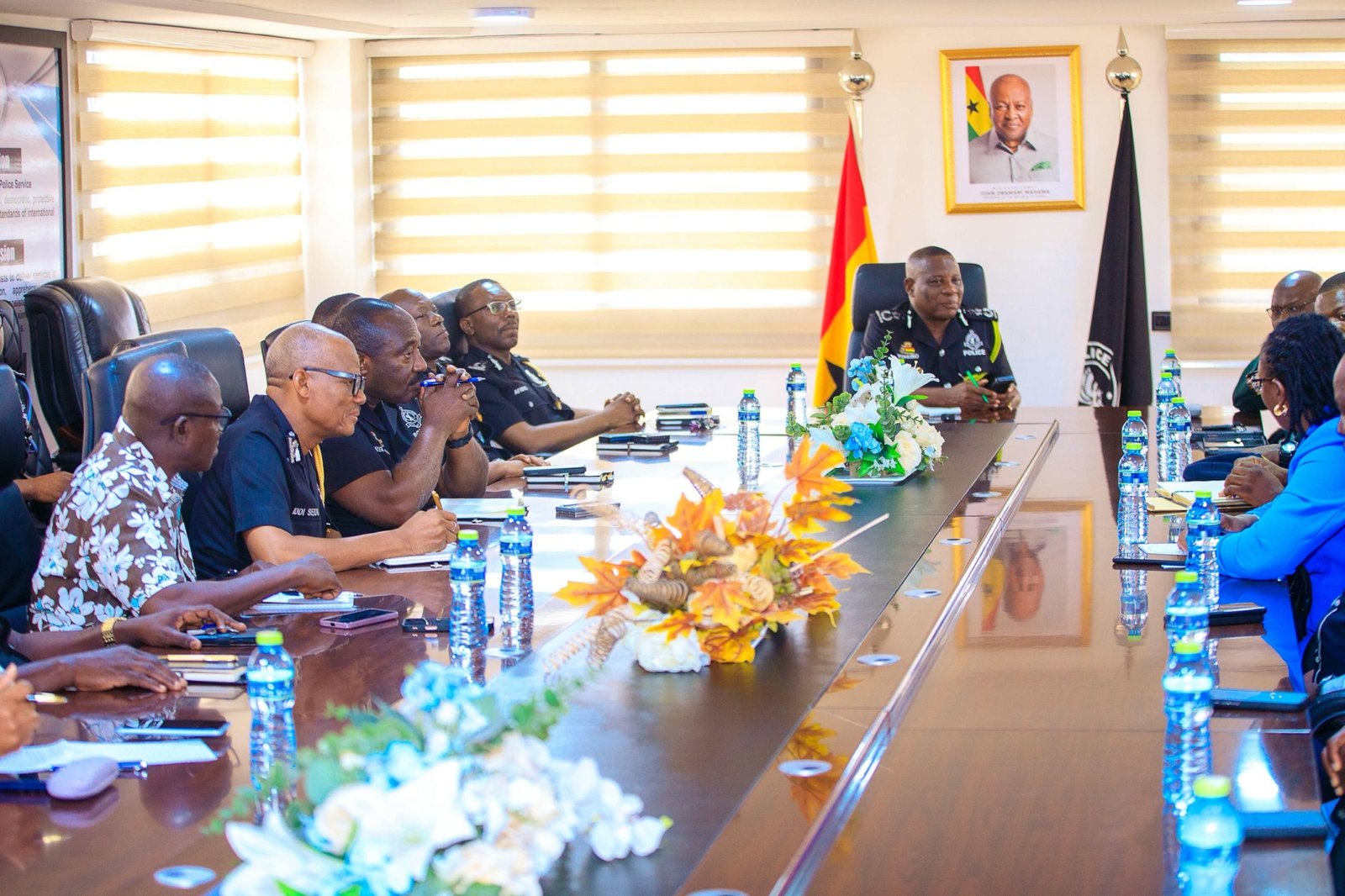 JAPTU Ghana pays courtesy call on IGP Yohuno, POMAB members JAPTU Ghana pays courtesy call on IGP Yohuno, POMAB members