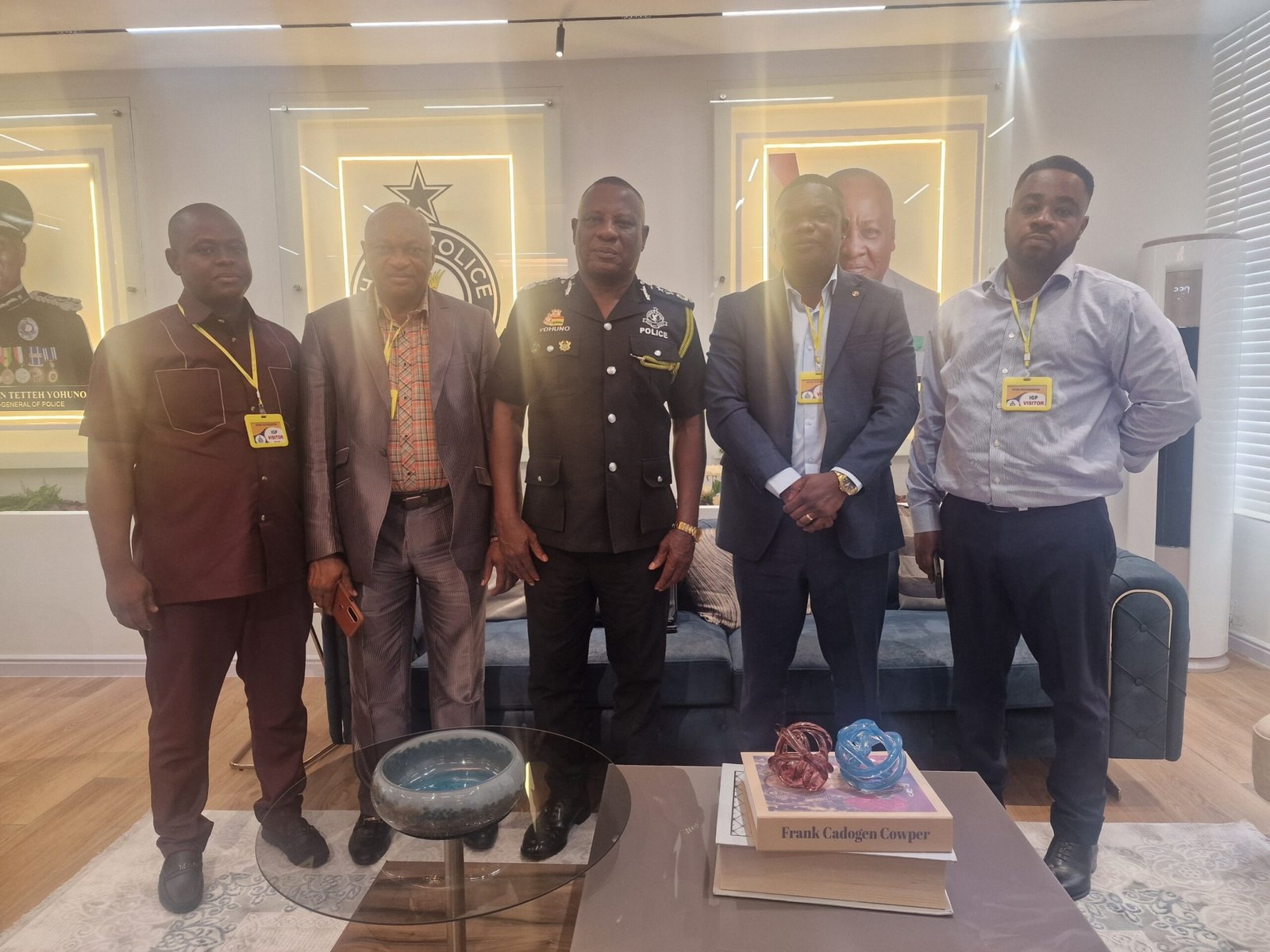 Scholarship Secretariat boss pays courtesy call on IGP Yohuno