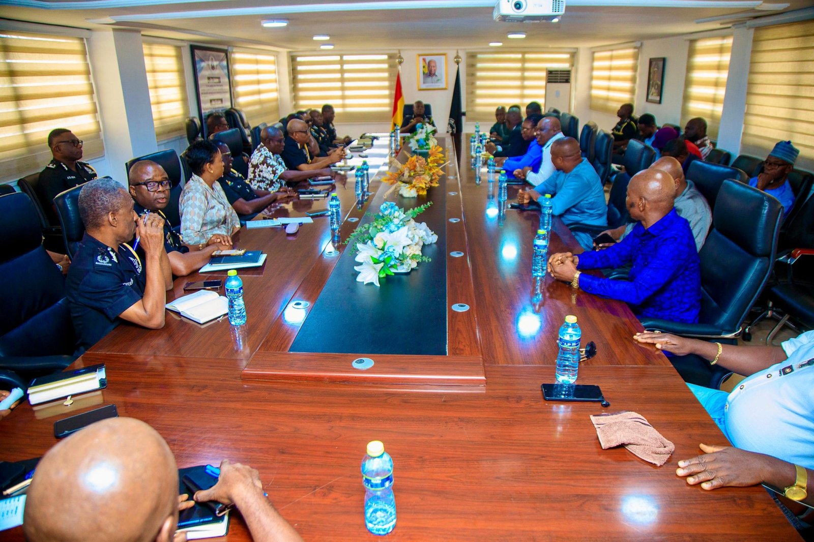 JAPTU Ghana pays courtesy call on IGP Yohuno, POMAB members JAPTU Ghana pays courtesy call on IGP Yohuno, POMAB members
