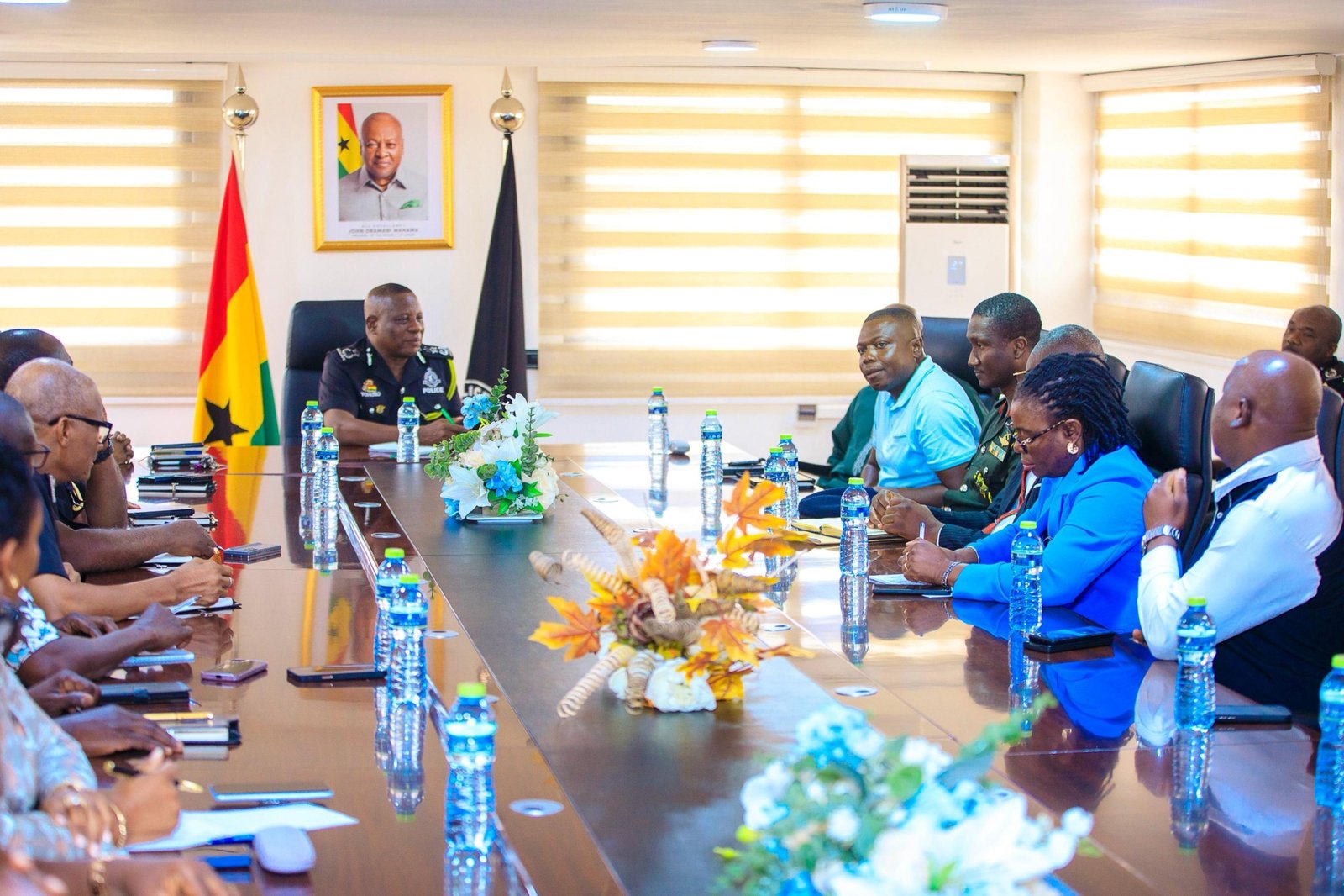 JAPTU Ghana pays courtesy call on IGP Yohuno, POMAB members JAPTU Ghana pays courtesy call on IGP Yohuno, POMAB members