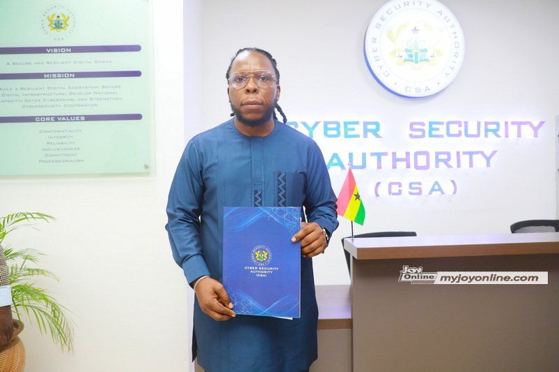 Cyber Security Authority outdoors Edem as Ambassador for Safer Digital Ghana Campaign
