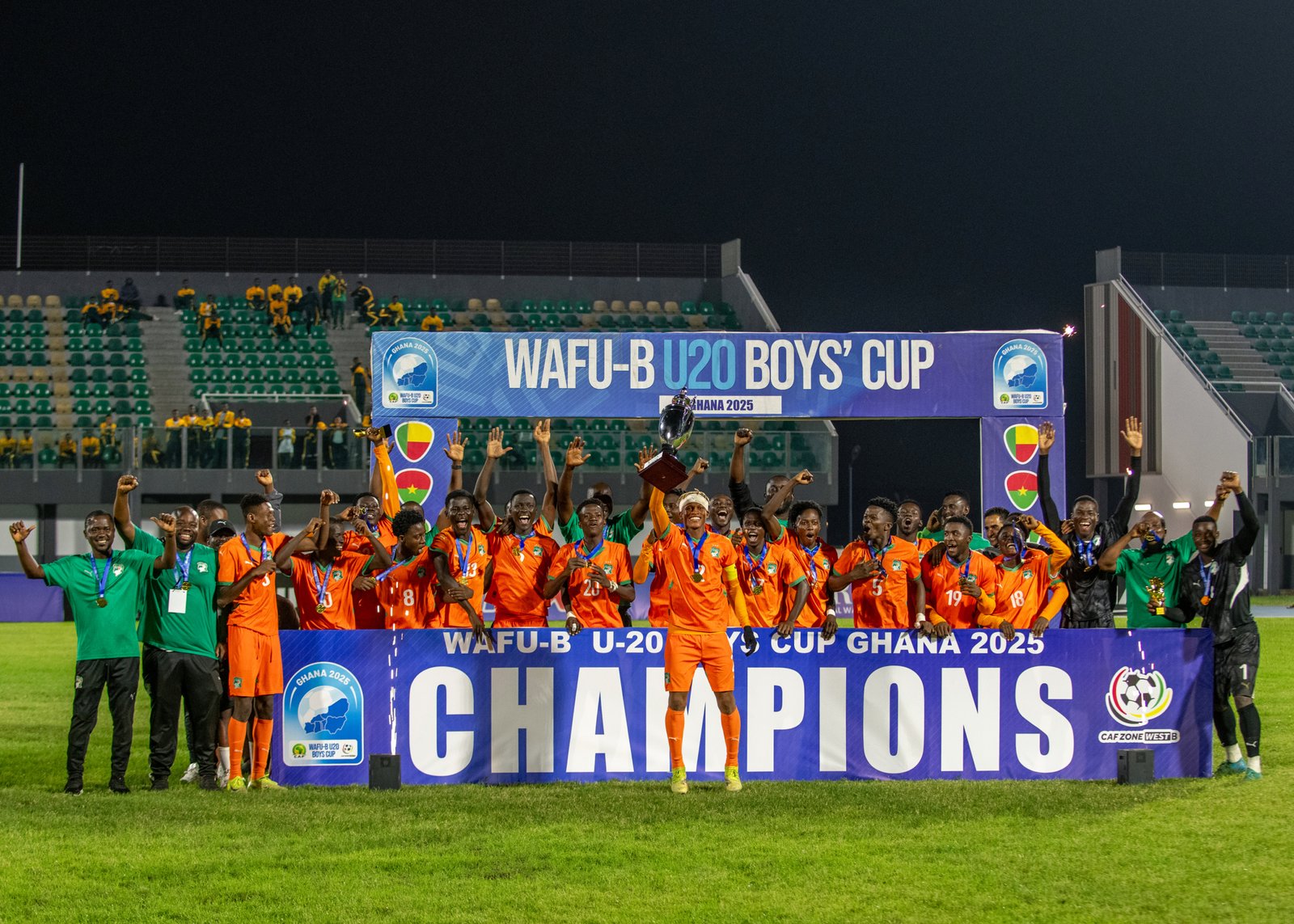In pictures: Ivory Coast edge Nigeria late to secure WAFU-B U20 Boys Cup title