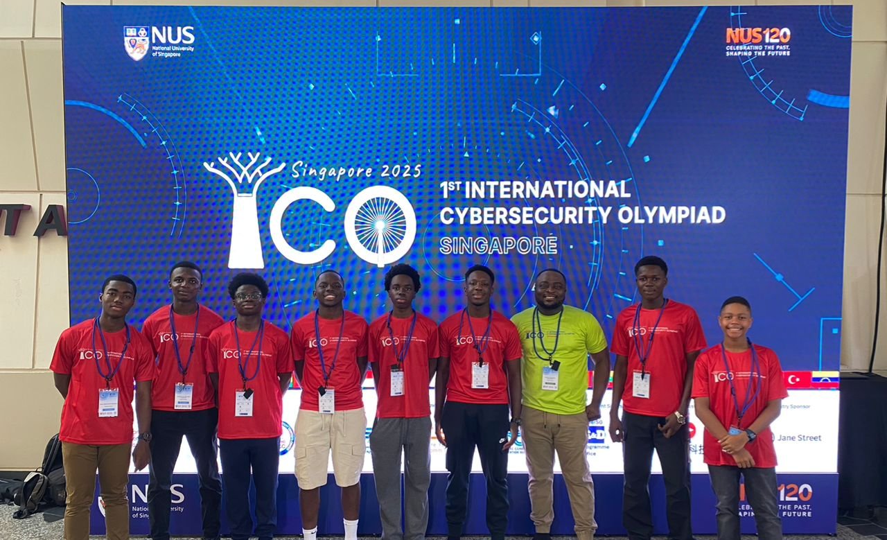 Ghana leaves mark at inaugural International Cybersecurity Olympiad in Singapore
