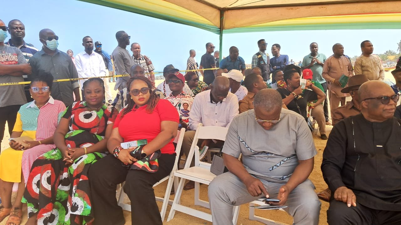 Agavedzi residents welcome Mahama's groundbreaking of Blekusu Sea Defence Phase II Agavedzi residents welcome Mahama's groundbreaking of Blekusu Sea Defence Phase II