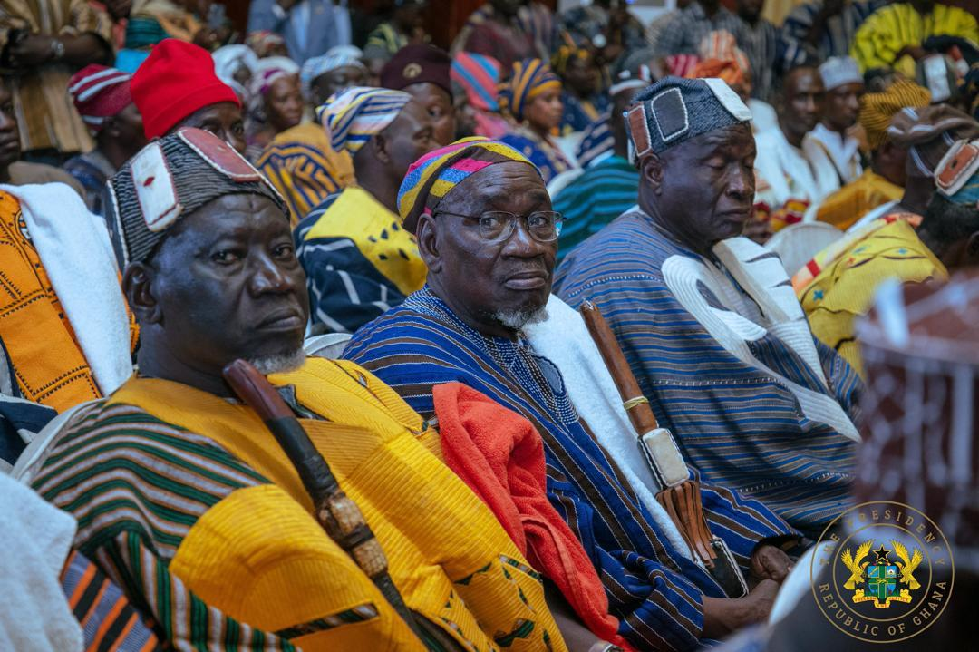 Photos: Mahama receives delegation from the Overlord of Mamprugu Kingdom at Jubilee House