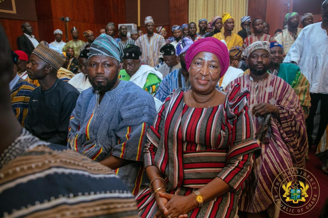 Photos: Mahama receives delegation from the Overlord of Mamprugu Kingdom at Jubilee House