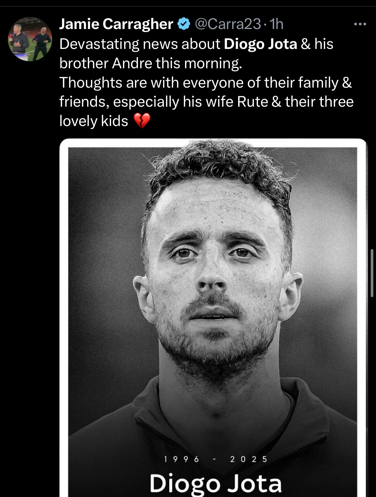 Cristiano Ronaldo, LeBron James lead tributes for Diogo Jota following tragic death