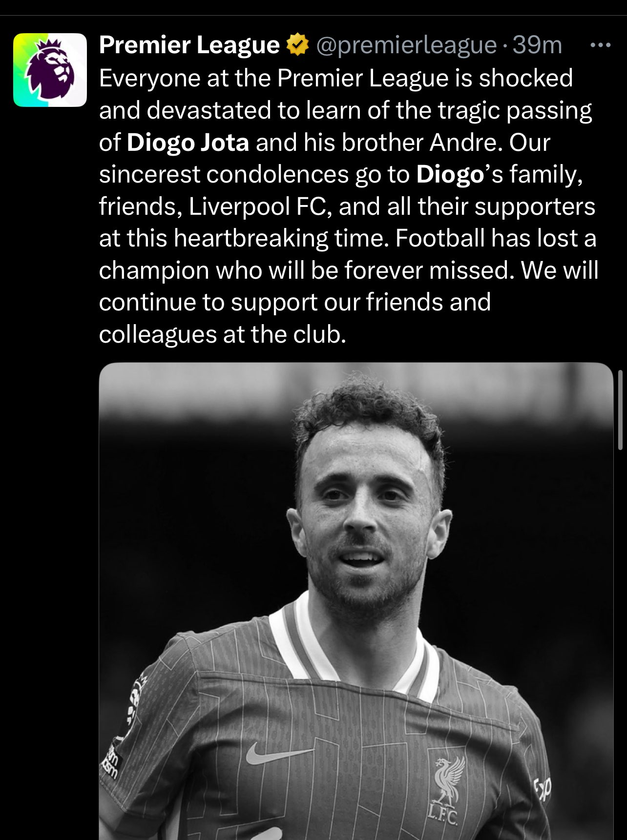 Cristiano Ronaldo, LeBron James lead tributes for Diogo Jota following tragic death