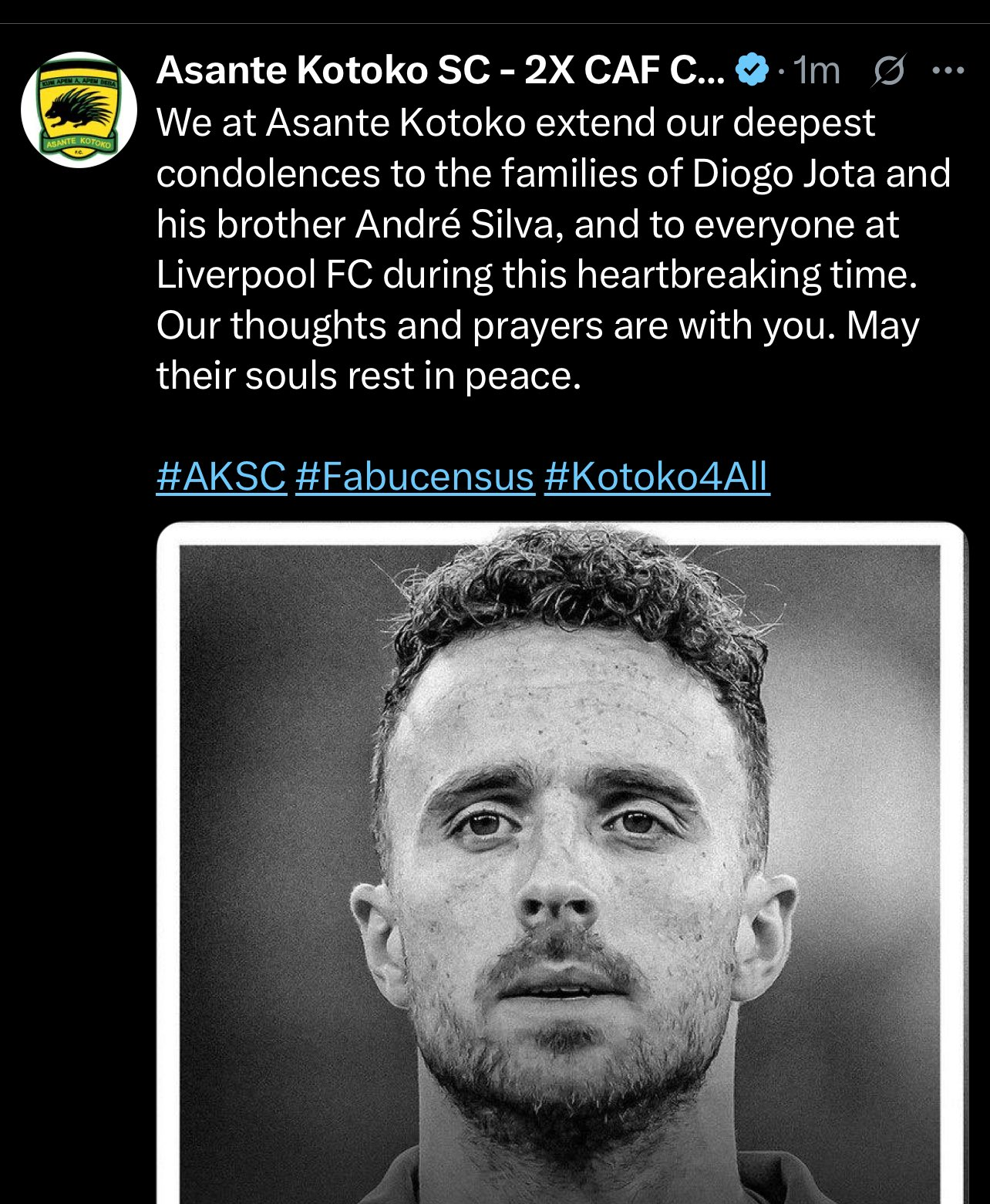 Cristiano Ronaldo, LeBron James lead tributes for Diogo Jota following tragic death