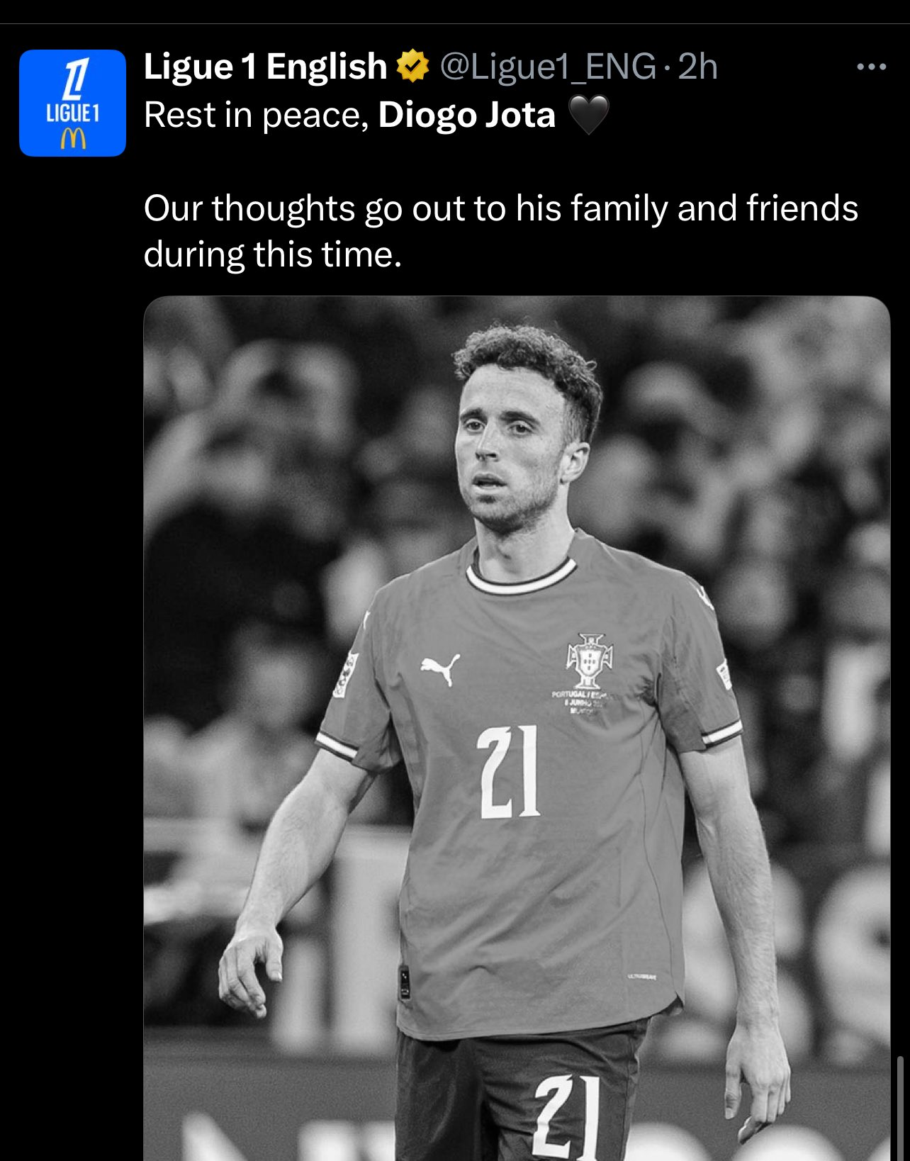 Cristiano Ronaldo, LeBron James lead tributes for Diogo Jota following tragic death