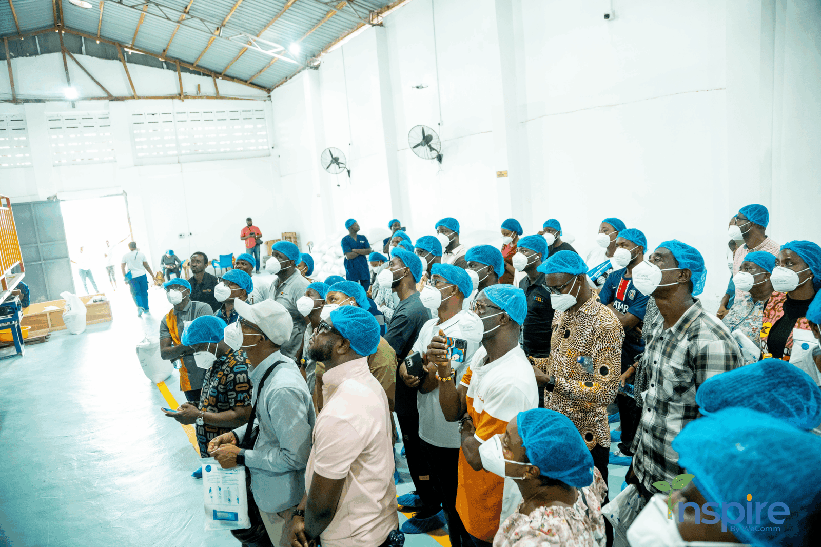 First Cohort of ‘Inspire by WeComm’ hosted at Evivi Foods Factory in Akuse