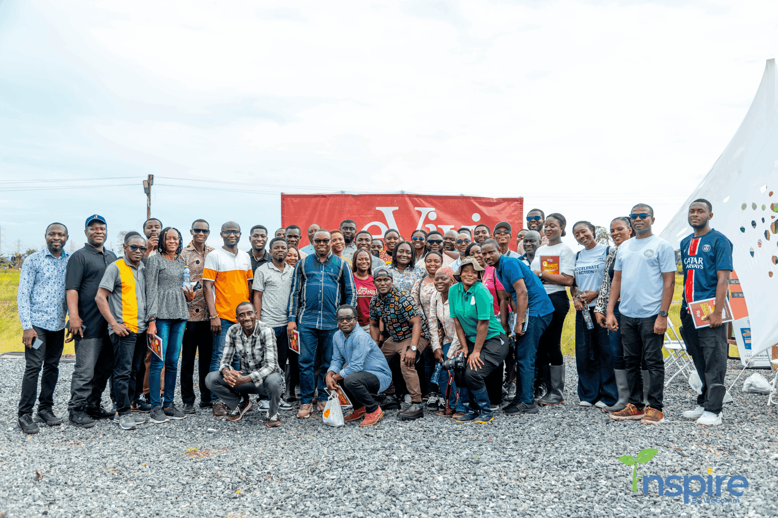 First Cohort of ‘Inspire by WeComm’ hosted at Evivi Foods Factory in Akuse