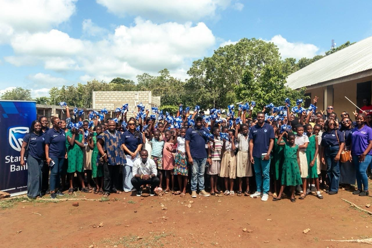 Stanbic Bank donates reusable sanitary pads to teenage girls in Volta Region Stanbic Bank donates reusable sanitary pads to teenage girls in Volta Region