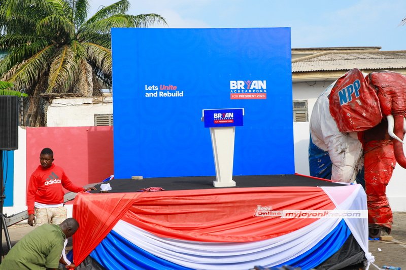 Photos: Bryan Acheampong files nomination to contest NPP flagbearership