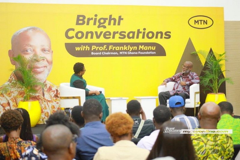 MTN holds Bright Conversations featuring Prof Franklyn Manu MTN holds Bright Conversations featuring Prof Franklyn Manu