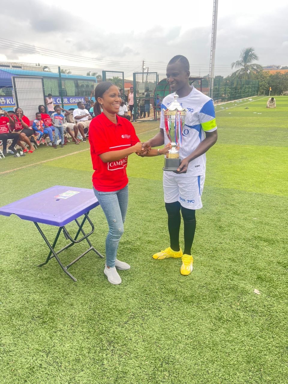 Registrar of Companies excites soccer fans in Kumasi with fun games