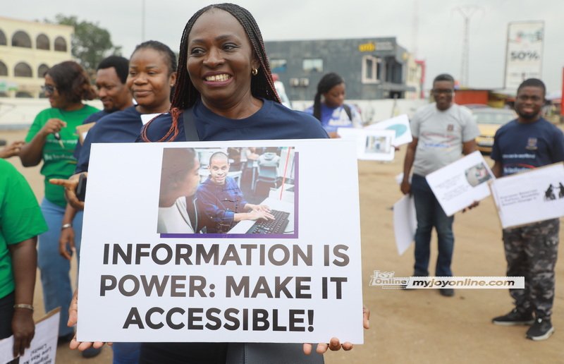 UG students raise awareness about disabilities at Madina Market