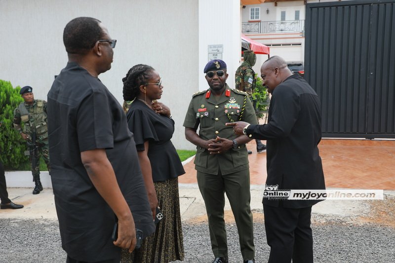 NDC leaders, GAF commiserate with Omane Boamah’s family