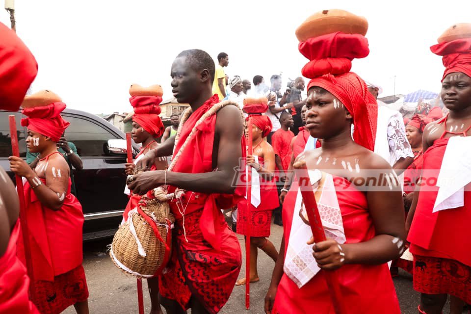 Homowo Festival celebrated with sprinkling of Kpokpoi, drumming and dance