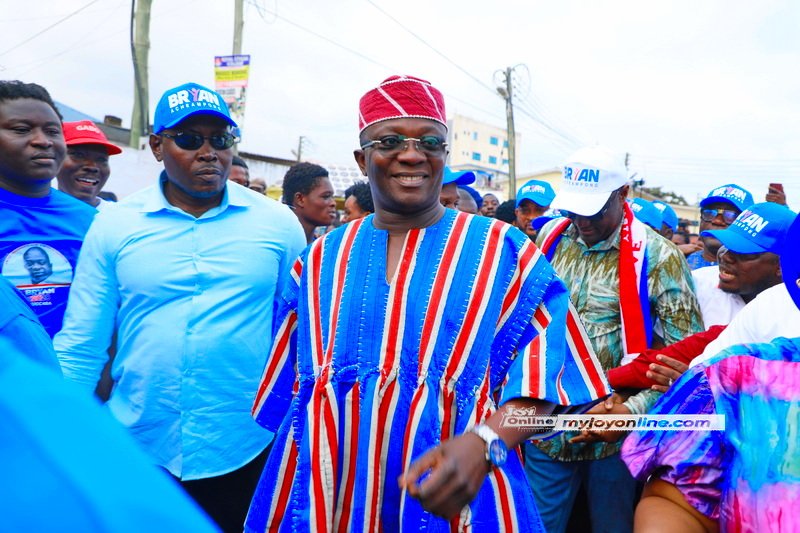 Photos: Bryan Acheampong files nomination to contest NPP flagbearership