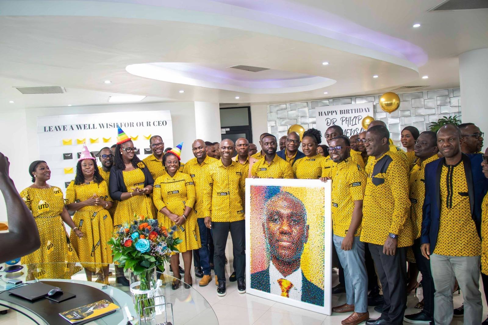 UMB staff celebrate MD Dr. Philip Oti-Mensah on his birthday