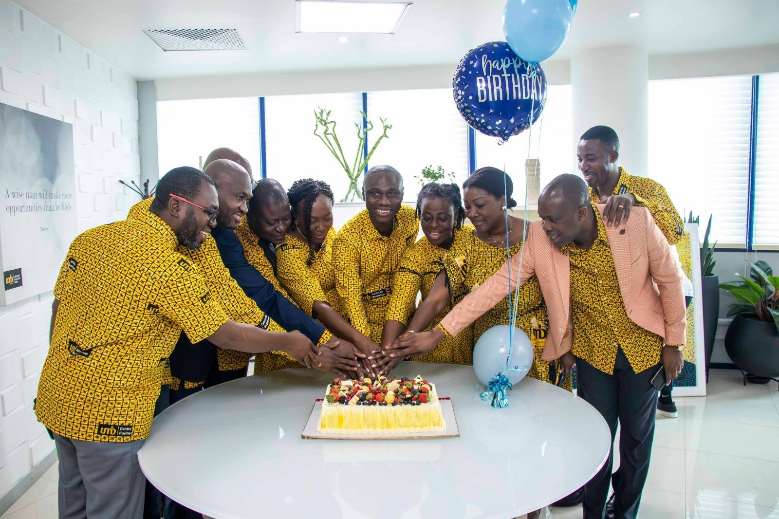UMB staff celebrate MD Dr. Philip Oti-Mensah on his birthday