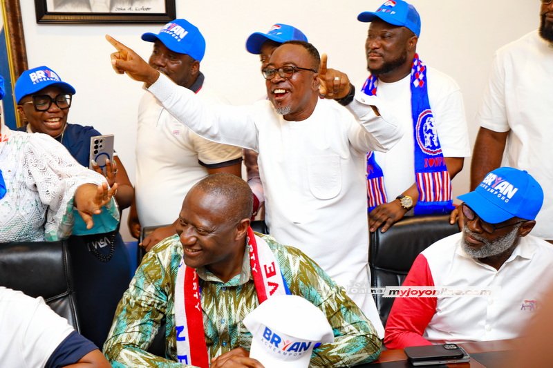Photos: Bryan Acheampong files nomination to contest NPP flagbearership