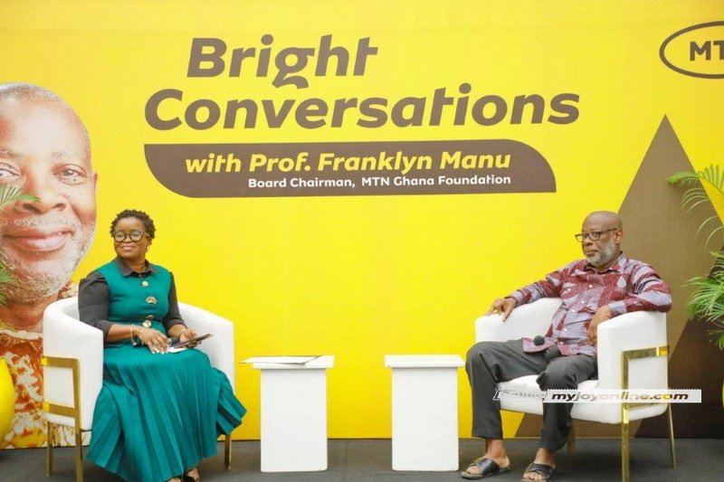 MTN holds Bright Conversations featuring Prof Franklyn Manu MTN holds Bright Conversations featuring Prof Franklyn Manu