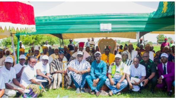 Chiefs and Communities of Sankana pledge land for Ghana Shea Landscape Emission Reductions Project