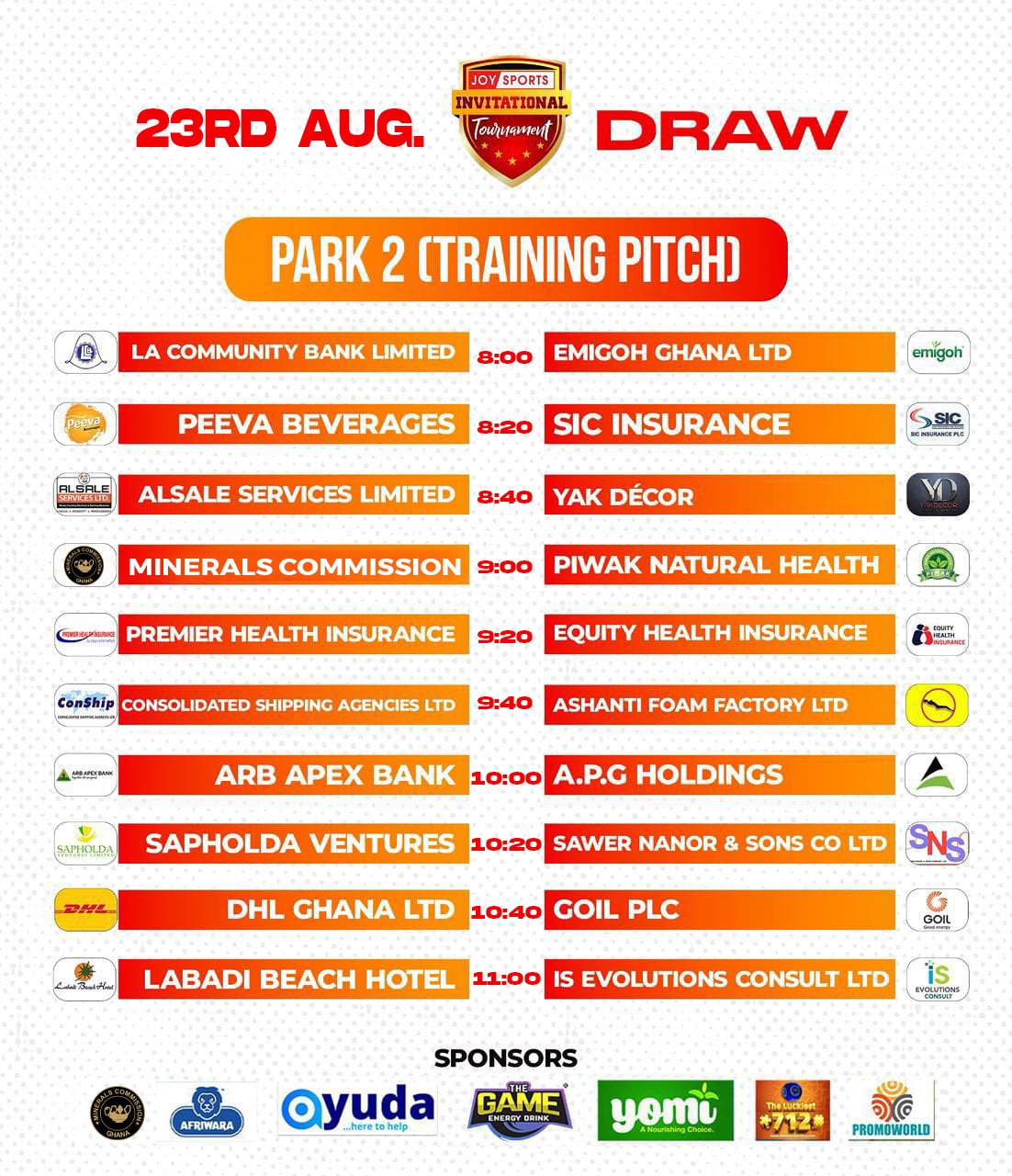 JoySports Invitational Tournament 2025 preview: Chief of Staff joins corporate Ghana for event on August 23