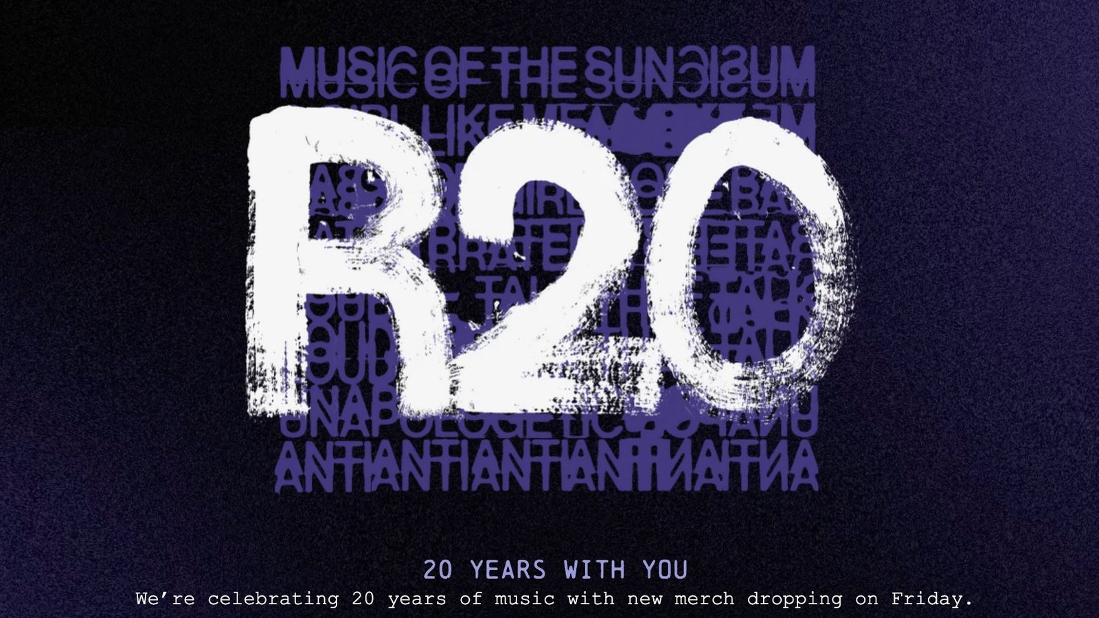 Rihanna marks 20 years since music debut with heartfelt note and 'R20' campaign