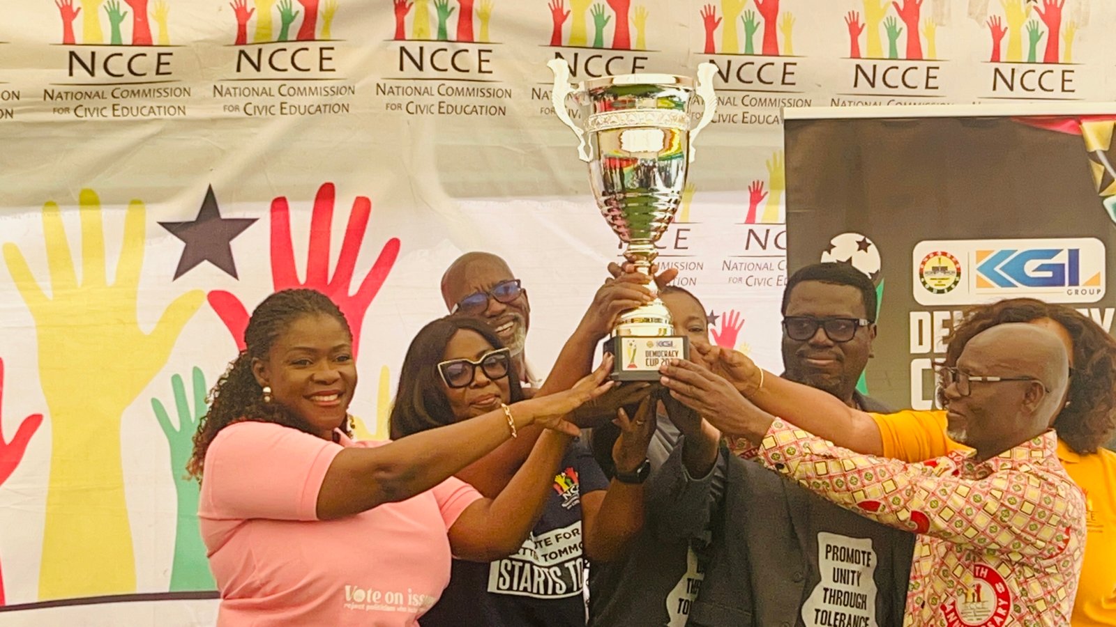 2025 Democracy Cup: Organisers visit Ga Mantse, NCCE and EC ahead of September 5 event 2025 Democracy Cup: Organisers visit Ga Mantse, NCCE and EC ahead of September 5 event