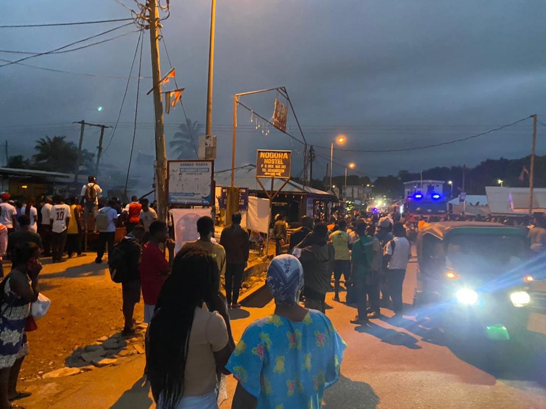 Fire officers contain inferno at Nogora commercial enclave at Ho Technical University