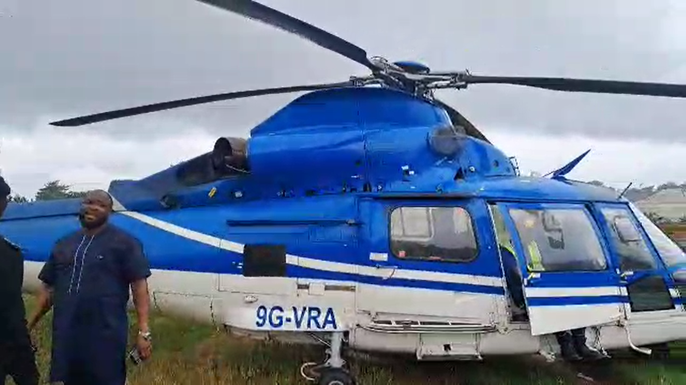 Fear grips Akrofuom DCE, Adwafo residents after emergency helicopter landing