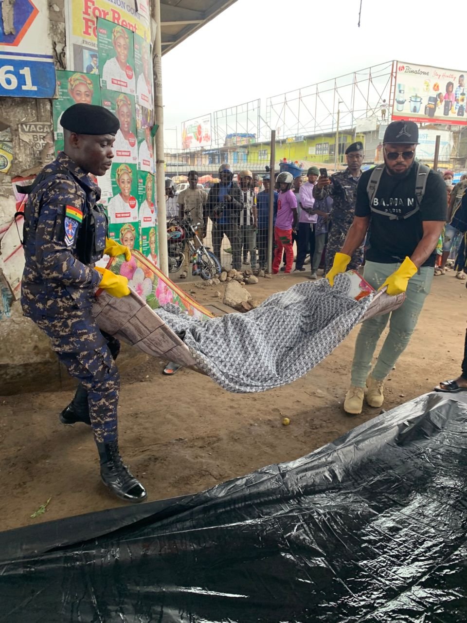 Phone seller found dead under Kasoa overpass