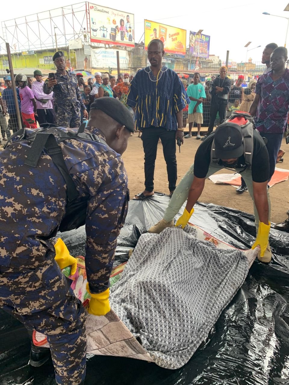 Phone seller found dead under Kasoa overpass