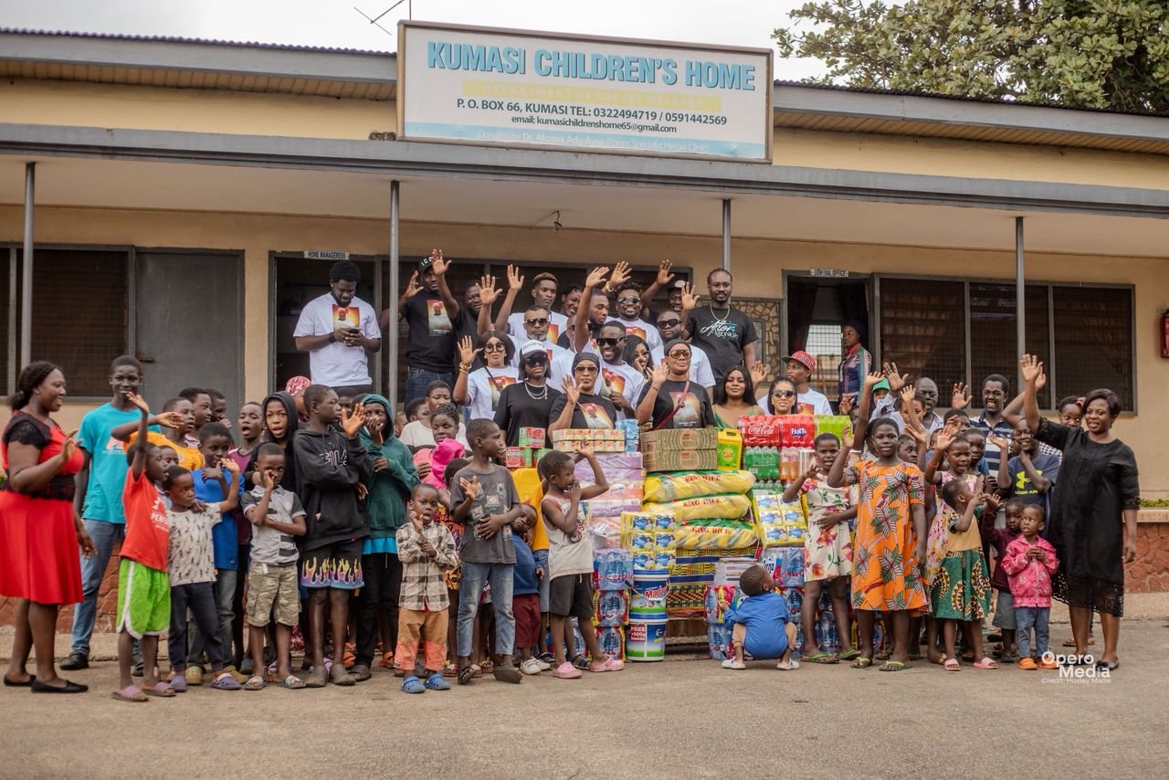 Midas Touch CEO and family supply essential items to Kumasi Children’s Home