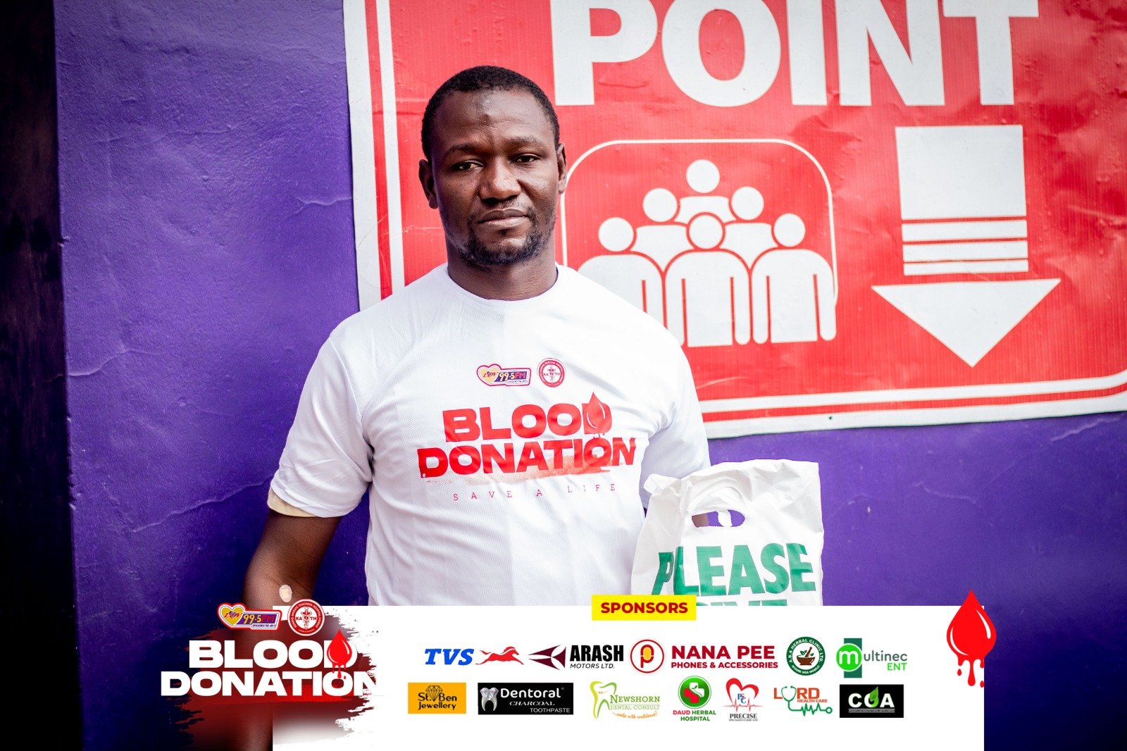 Luv FM, Komfo Anokye Blood Bank hold blood donation exercise in Kumasi