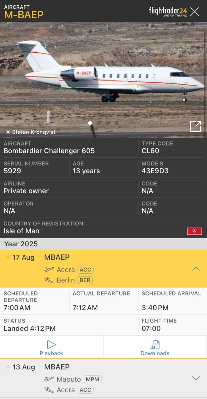 Did Mahama fly commercial or private? Flight records reveal the truth behind Japan trip