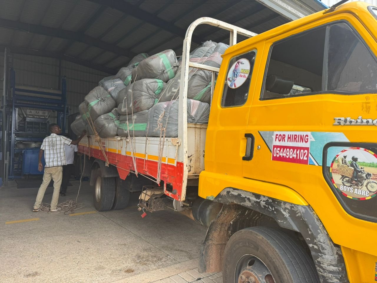 Ashanti region Security Liaison destroys counterfeit diapers, goes after importers