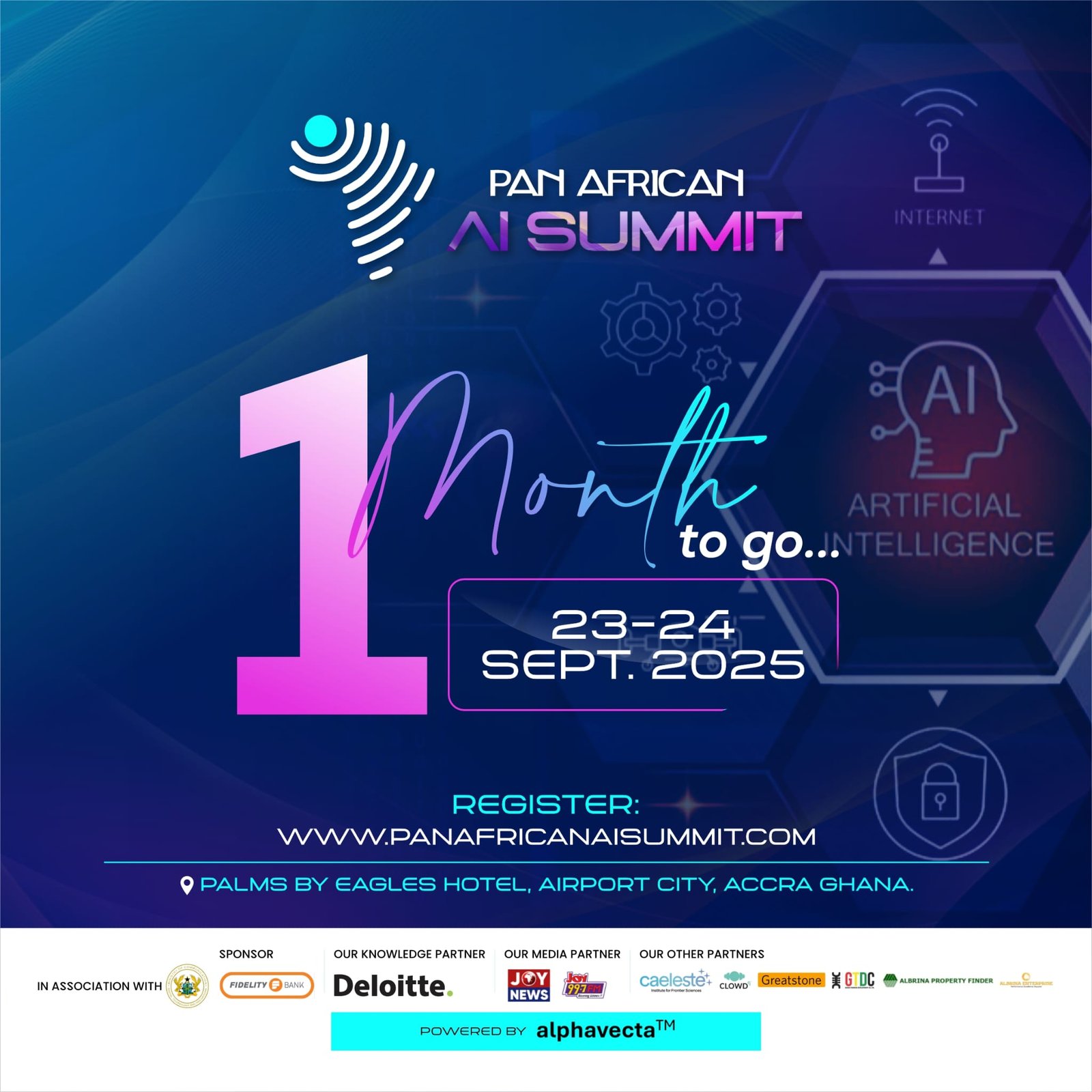 1st Pan African AI Summit to take place from September 23-24 in Accra 1st Pan African AI Summit to take place from September 23-24 in Accra