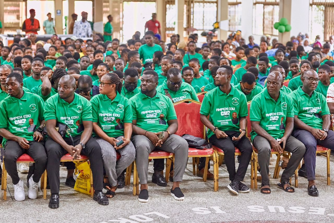 Deputy Finance Minister equips 400 JHS students in Asuogyaman through Ampem Educamp