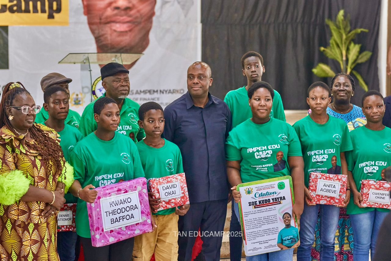 400 JHS students benefit from Ampem Educamp 2025