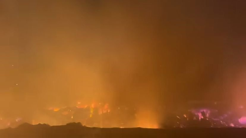 Fire destroys over 100 shops at Suame Post Office market