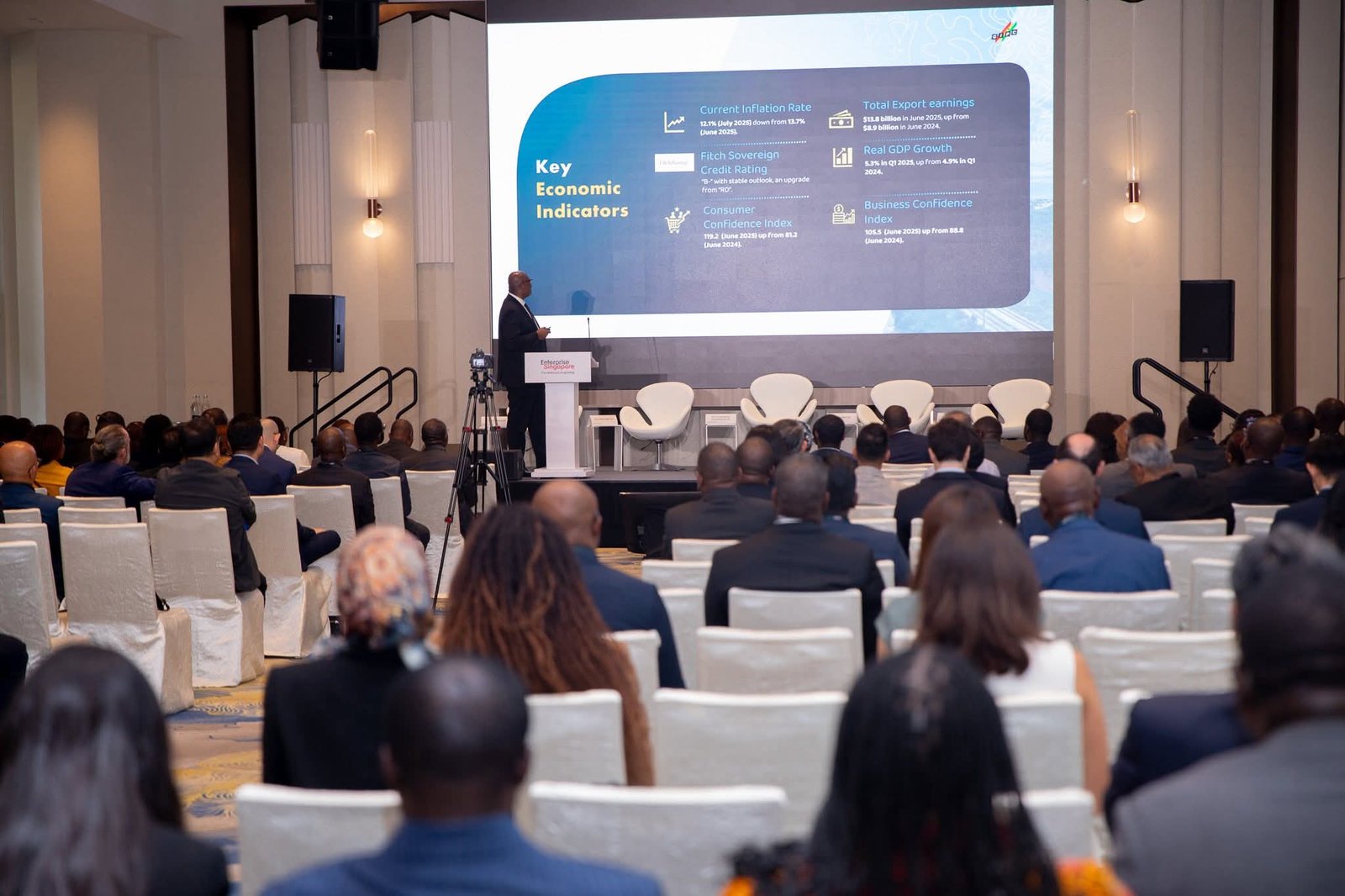 GIPC CEO touts Ghana’s stability, 24-hour economy at Africa-Singapore Summit